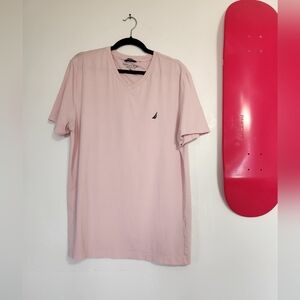 Nautica Men's Pink T-Shirt